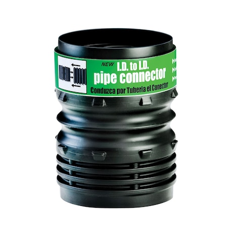 Flex-Drain Flex-Drain 4 in. Snap X 4 in. D Snap Polypropylene 0.525 in. Connector 1 pk ADP53302